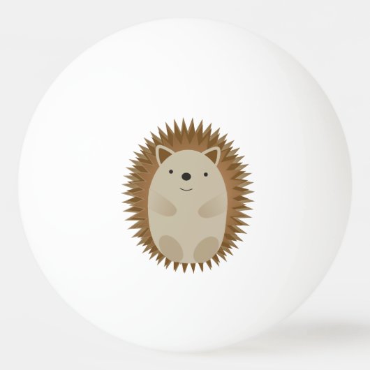 Happy Igel Tischtennisball (Vorderseite)