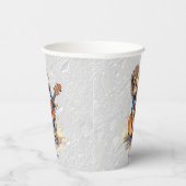 Happy Igel Watercolor Paper Cups Pappbecher (Rechts)