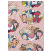 Happy Illustrated Clipboard Klemmbrett (Rückseite)