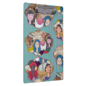 Happy Illustrated Clipboard Klemmbrett (Rechts)