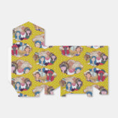 Happy Illustrated Gift Favor Box Geschenkschachtel (Ungefaltet)