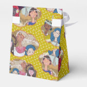 Happy Illustrated Gift Favor Box Geschenkschachtel (Rückseite)