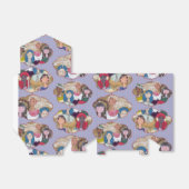 Happy Illustrated Gift Favor Box Geschenkschachtel (Ungefaltet)