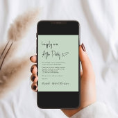 Happy immer nach dem Foto Hochzeit Empfang Einladung