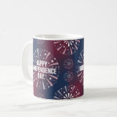 Happy Independence Day & 4. Juli Geschenk Idee Kaffeetasse (Vorderseite Links)