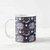 Happy Independence Day & 4. Juli Geschenk Idee Kaffeetasse (Links)