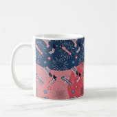 Happy Independence Day & 4. Juli Geschenk Idee Kaffeetasse (Links)