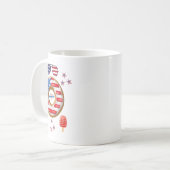 Happy Independence Day 4. Juli Sweet Designs Kaffeetasse (Vorderseite Links)