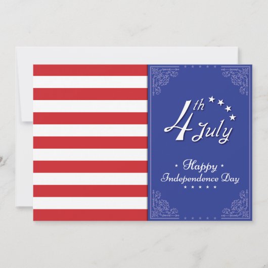 Happy Independence Day America Feiertagskarte (Vorderseite)