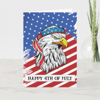 Happy Independence Day America Karte