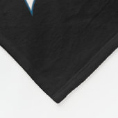 Happy Independence Day American Eagle and US Flag Fleecedecke (Ecke)