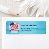 Happy Independence Day American Flag Illustration (Insitu)