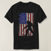Happy Independence Day Bigfoot 4. july Merica T-Shirt (Design vorne)