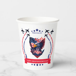 Happy Independence Day Celebration Party Supplies Pappbecher