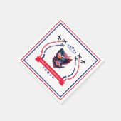 Happy Independence Day Celebration Party Supplies Serviette (Ecke)