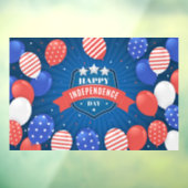 Happy Independence Day Clubing Fensteraufkleber (Blatt 3)