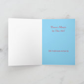 Happy Independence Day Fifes und Trommeln Karte (Innenseite)