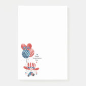 Happy Independence Day Gnome Post-it Klebezettel (Vorderseite)