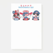 Happy Independence Day Gnomes Postit Notes Post-it Klebezettel (Vorderseite)