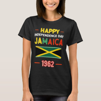 Happy Independence Day Jamaica 1962 Proud Jamaican T-Shirt
