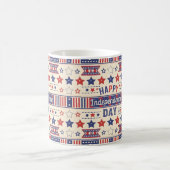 Happy Independence Day & July 4 Geschenk Kaffeetasse (Mittel)