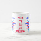 Happy Independence Day Kaffeepause Tasse (Mittel)
