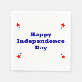 Happy Independence Day Napkins Serviette