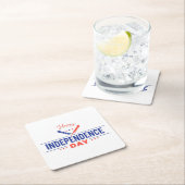 Happy Independence Day Paper Untersetzer (Vor Ort)