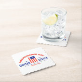 Happy Independence Day Paper Untersetzer (Vor Ort)