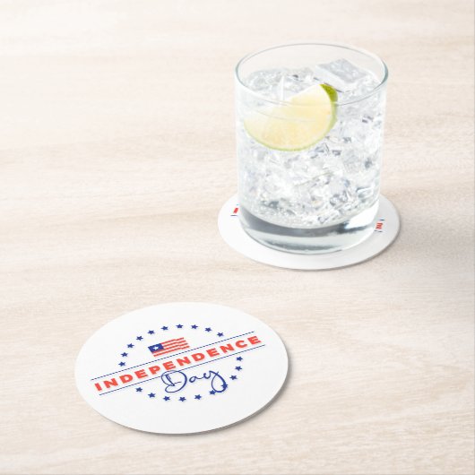 Happy Independence Day Paper Untersetzer (Vor Ort)