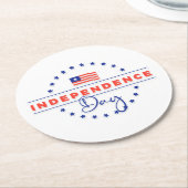 Happy Independence Day Paper Untersetzer (Angewinkelt)