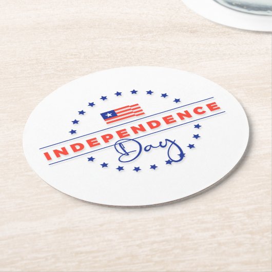 Happy Independence Day Paper Untersetzer (Angewinkelt)