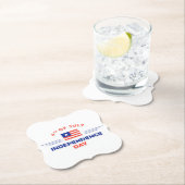 Happy Independence Day Paper Untersetzer (Vor Ort)