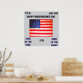 HAPPY INDEPENDENCE DAY poster (Küche)