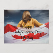   Happy Independence Day  Postkarte (Vorderseite)