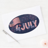 Happy Independence Day Square Sticker (Umschlag)