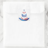 Happy Independence Day Square Sticker (Tasche)