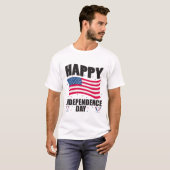 Happy Independence Day T-Shirt (Vorne ganz)