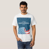 Happy Independence Day T - Shirt Design (Vorne ganz)