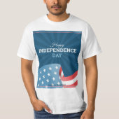 Happy Independence Day T - Shirt Design (Vorderseite)