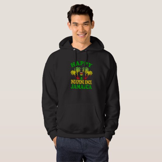 Happy Independence Jamaica 2022 Celebration Jamaic Hoodie (Vorne ganz)