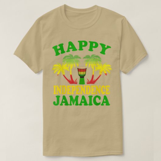Happy Independence Jamaica 2022 Celebration Jamaic T-Shirt (Design vorne)