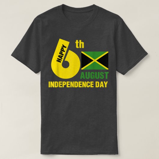 Happy Independence Jamaica Est 6. August 1962 Marm T-Shirt (Design vorne)