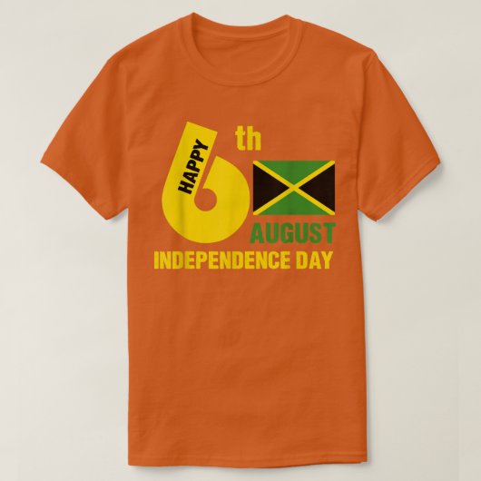 Happy Independence Jamaica Est 6. August 1962 Marm T-Shirt (Design vorne)