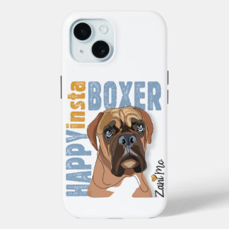 Happy Insta Boxer - Zani Mo Dog Case-Mate iPhone Hülle