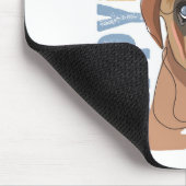 Happy Insta Boxer - Zani Mo Dog Mousepad (Ecke)