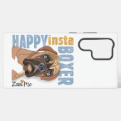 Happy Insta Boxer - Zani Mo Dog Samsung Galaxy Hülle (Rückseite (Horizontal))