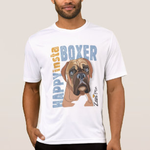 Happy Insta Boxer - Zani Mo Dog T-Shirt