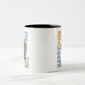 Happy Insta Boxer - Zani Mo Dog Zweifarbige Tasse (Mittel)