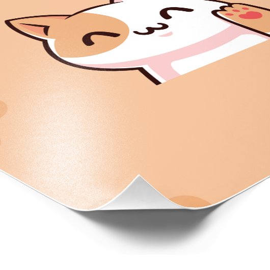 happy international cat day , 8 August Fotodruck (Ecke)